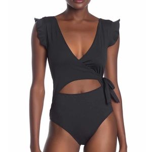 Free People Streamline Ballet Wrap Bodysuit